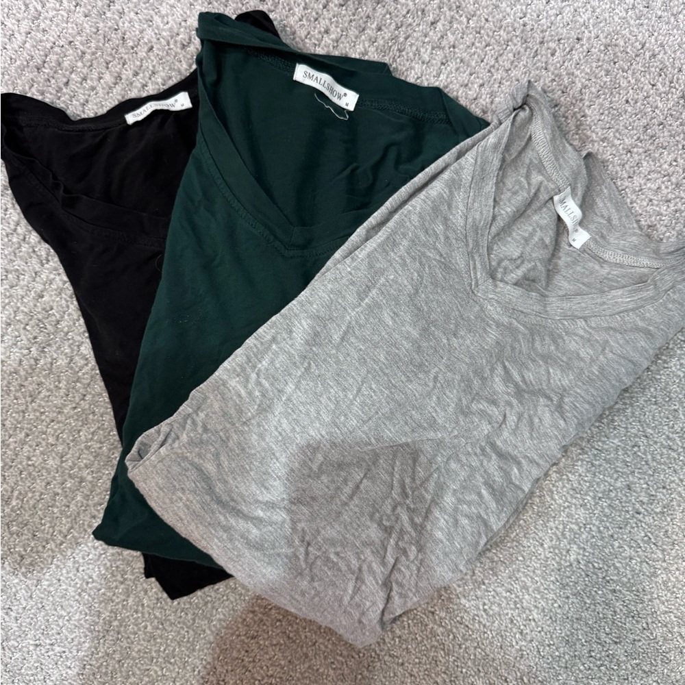 Maternity long sleeve set of 3 shirts